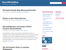 Tablet Screenshot of dauerwerbeblog.de